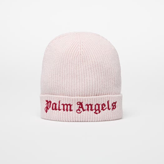 Palm Angels Kids Logo Knit Beanie Rose Pink/ Brick Red
