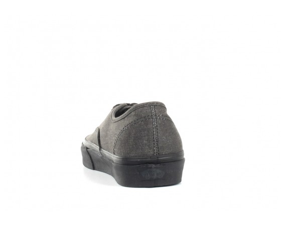 Vans authentic washed black sales