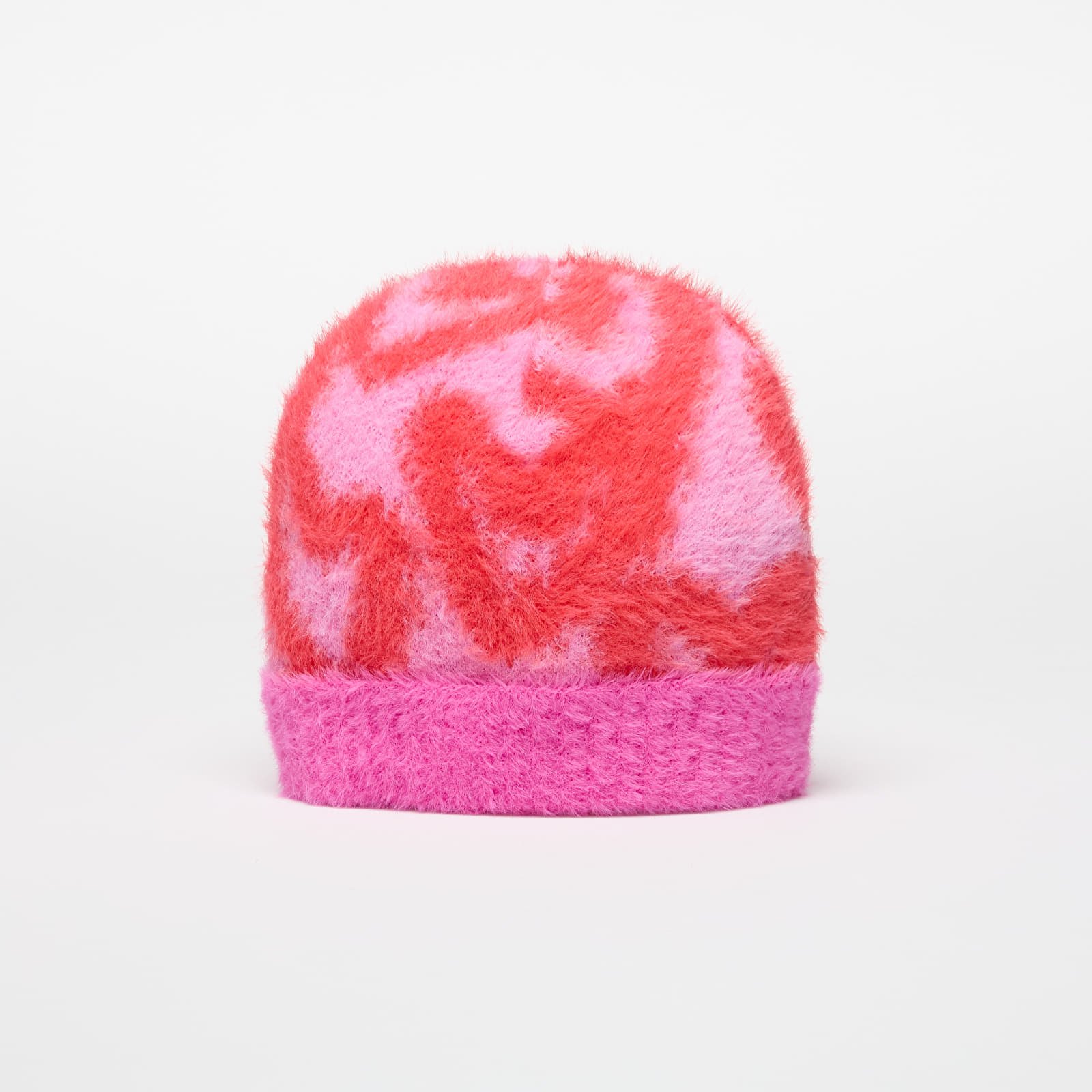 Cuffie Palm Angels Kids Pa Spray Hearts Knit Beanie Rose Pink/ Brick Red