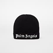Palm Angels Kids Logo Knit Beanie Black/ Off White