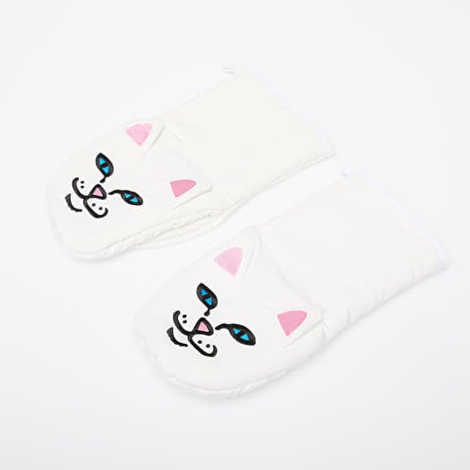 RIPNDIP Nermie Oven Mittens White