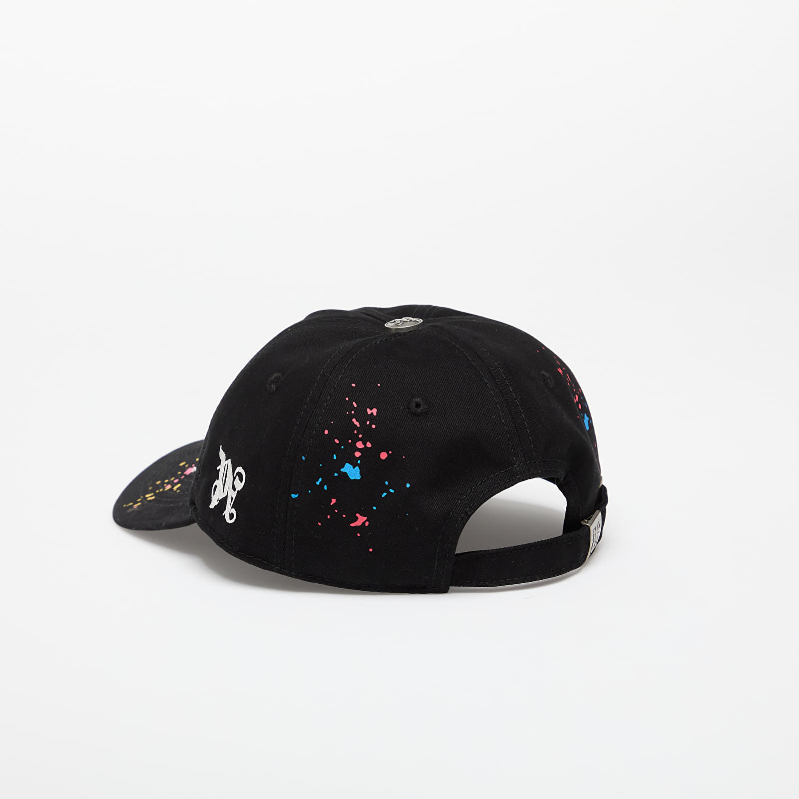 Caps Palm Angels Curved Logo Painted Cap Black/ Multicolor
