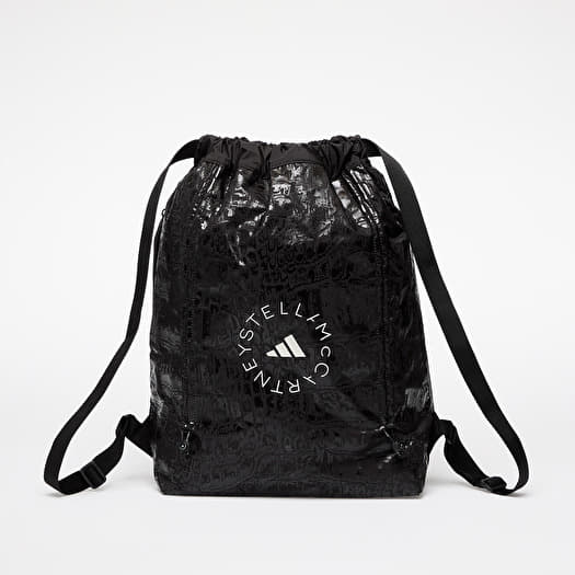Gymsaker adidas By Stella McCartney Gymsack Croc AOP Shine Black/ Almond Milk-smc