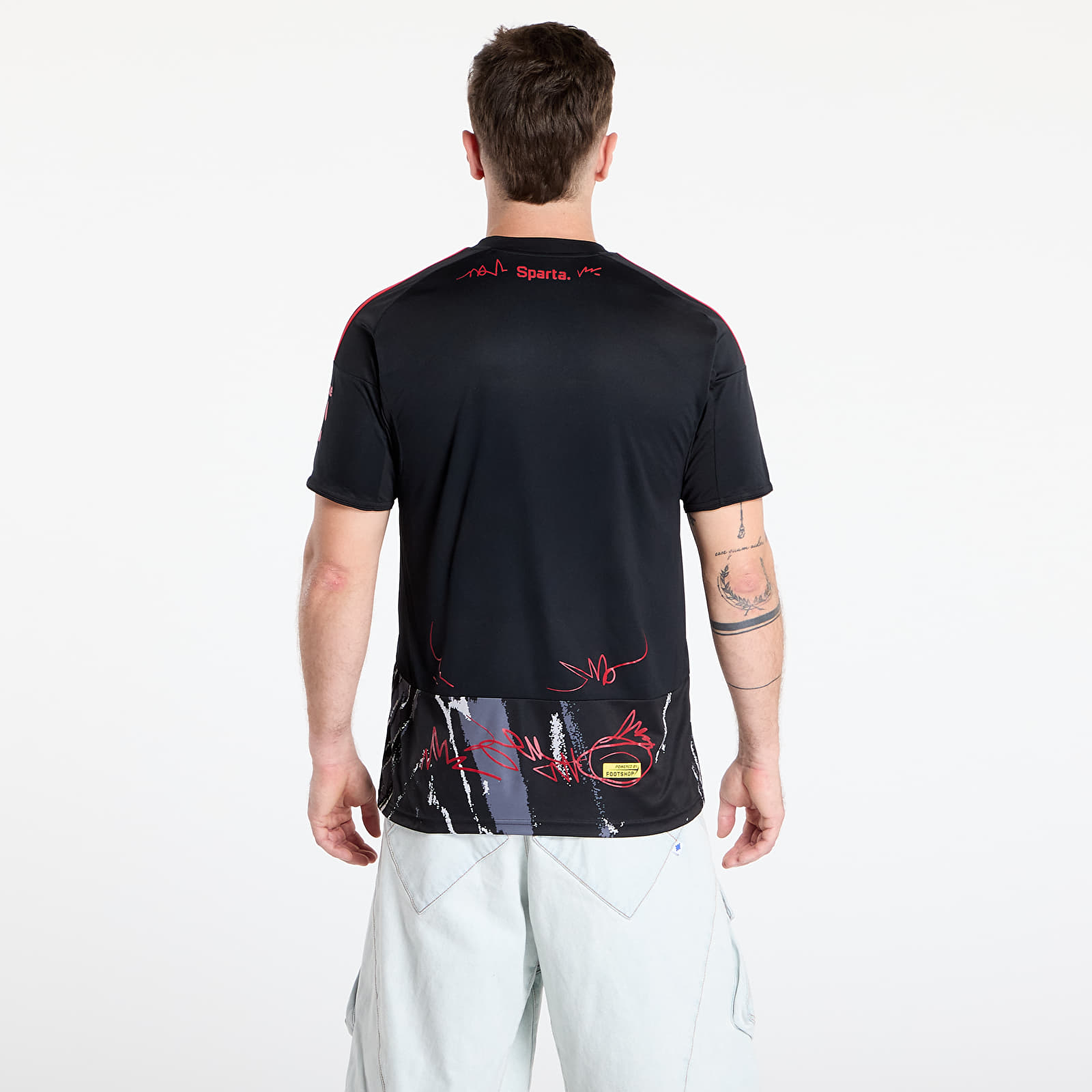 Camisetas adidas x Footshop x Sparta Custom Jersey Black/ Red