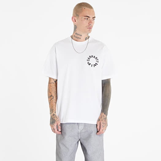 T-shirt Carhartt WIP S/S Work Varsity T-Shirt White/ Black
