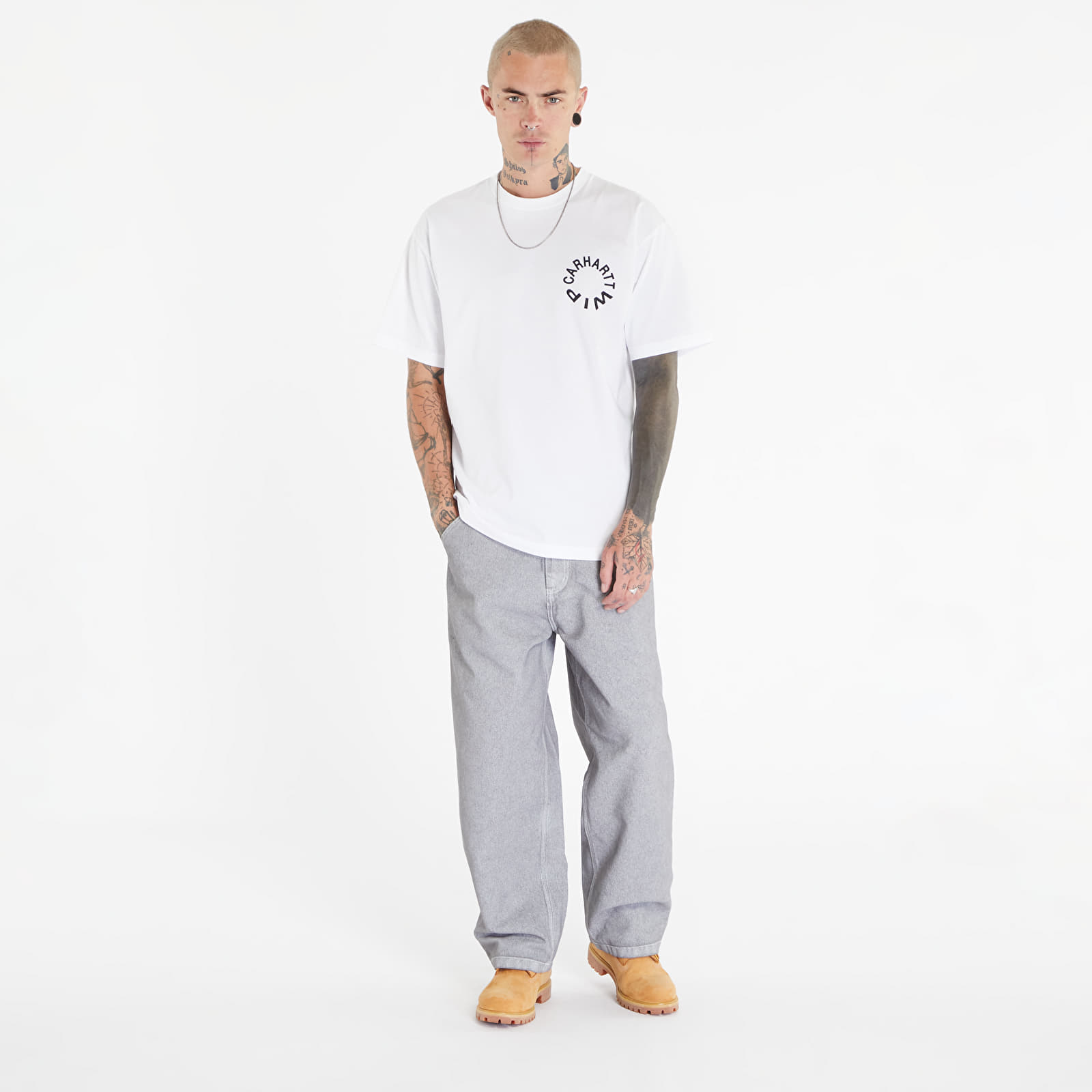 Тениски Carhartt WIP S/S Work Varsity T-Shirt White/ Black