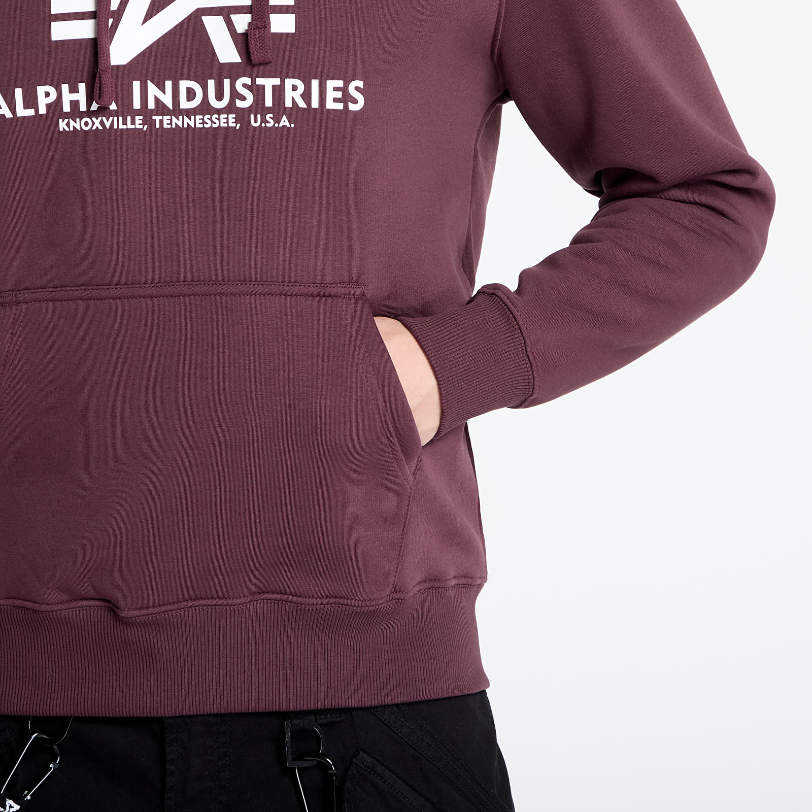 Sweatjacken und Sweatshirts Alpha Industries Basic Hoody Dark Wine