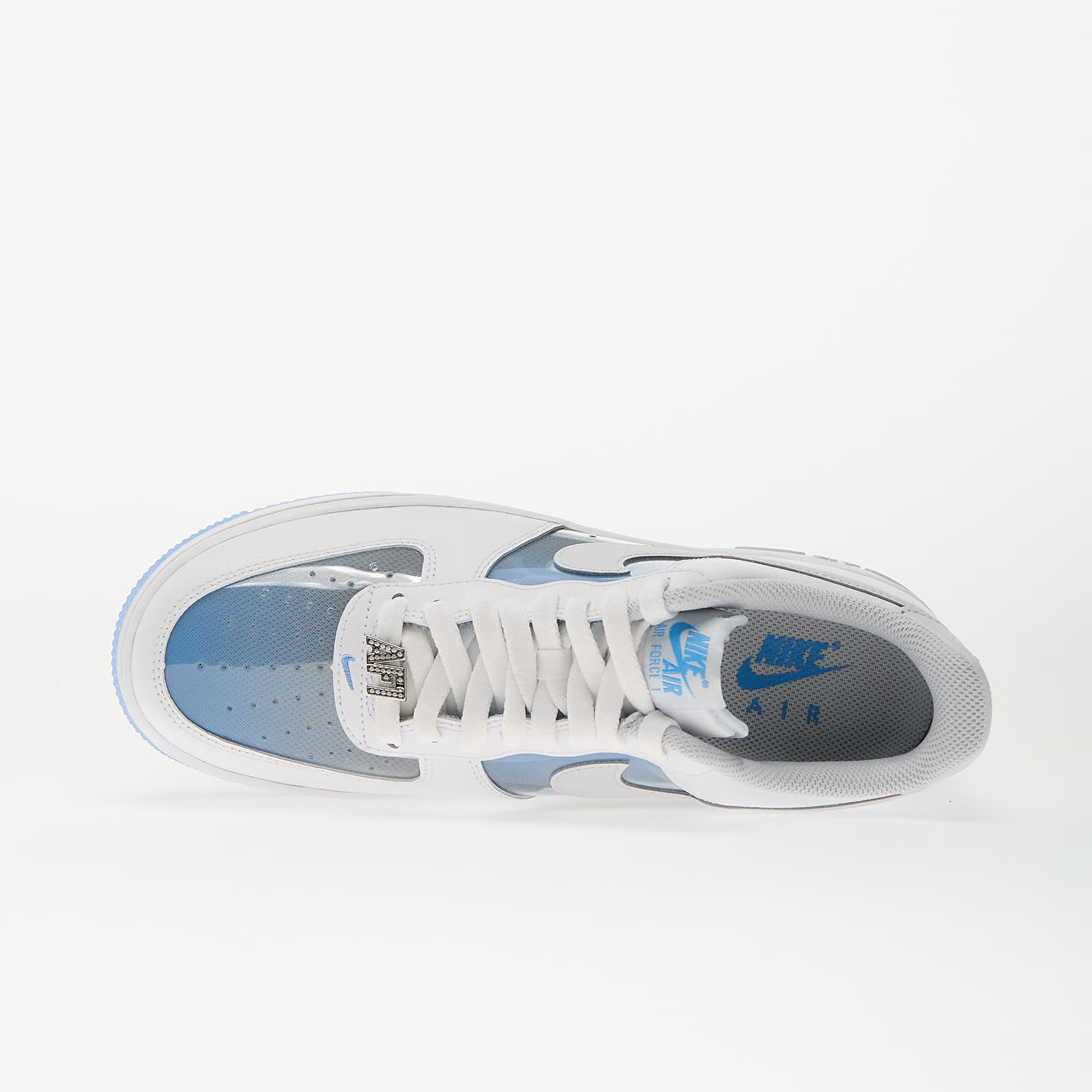 Zapatillas Hombre Nike Air Force 1 Retro White/ Pure Platinum-University Blue