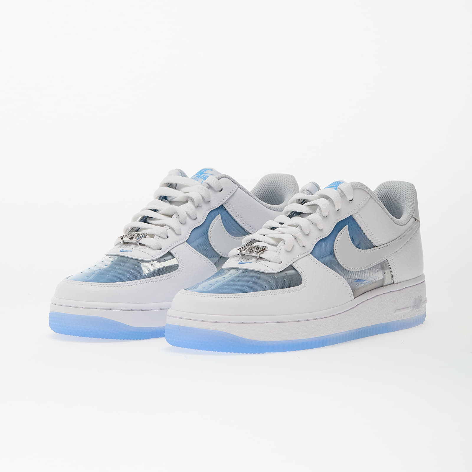 Zapatillas Hombre Nike Air Force 1 Retro White/ Pure Platinum-University Blue