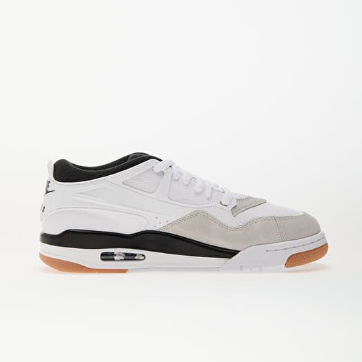 air jordan 4 retro black white & gum brown