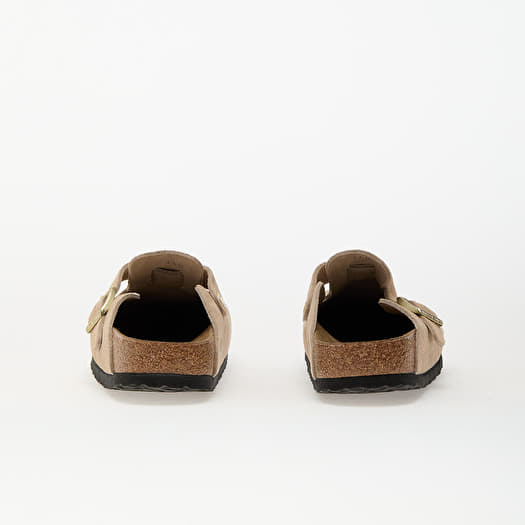 Birkenstock Boston BS Suede Leather Sandcastle | Footshop