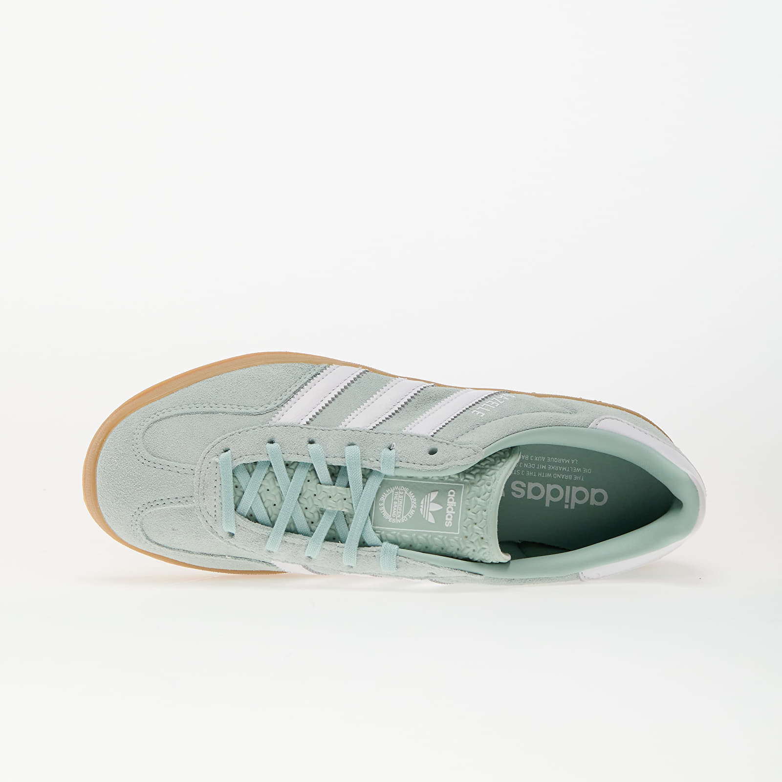 Women's shoes adidas Gazelle Indoor W Ash Green/ Ftw White/ Gum