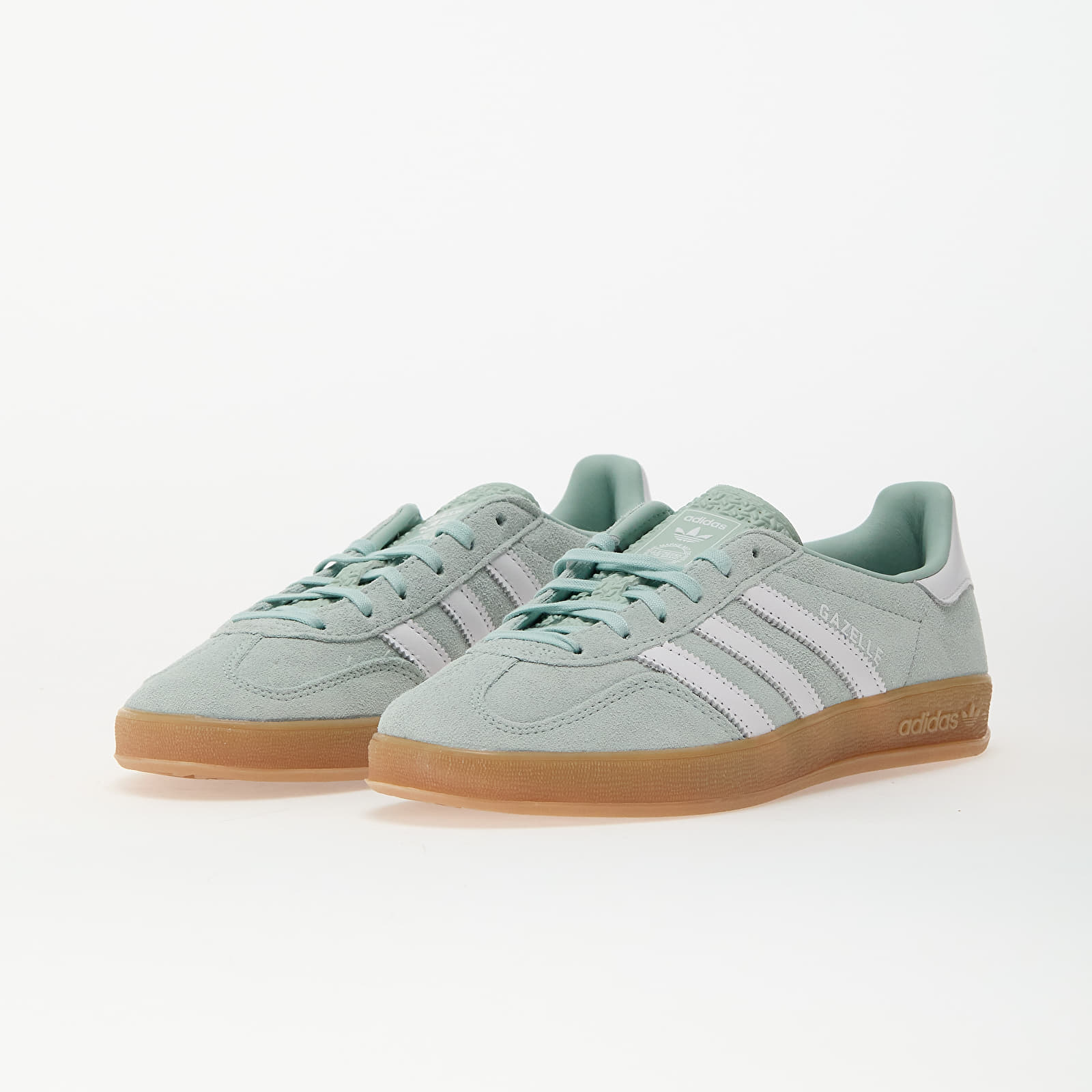 Women's shoes adidas Gazelle Indoor W Ash Green/ Ftw White/ Gum