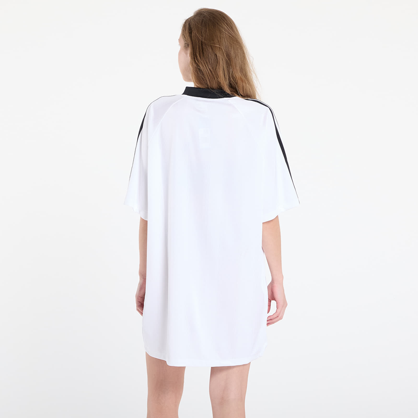 Dress adidas Adicolor Football Jacquard Oversize Dress White/ Black