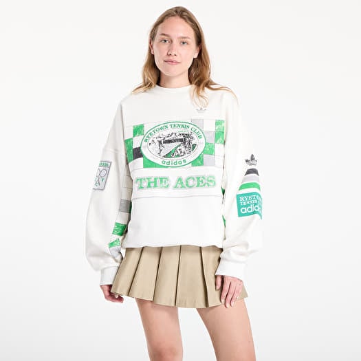 adidas Archive Court Sweatshirt Cloud White