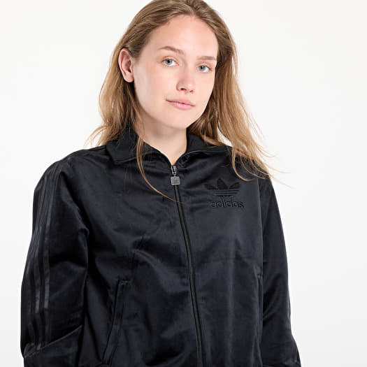 Hoodies and sweatshirts adidas Adicolor Velour Track Top Black