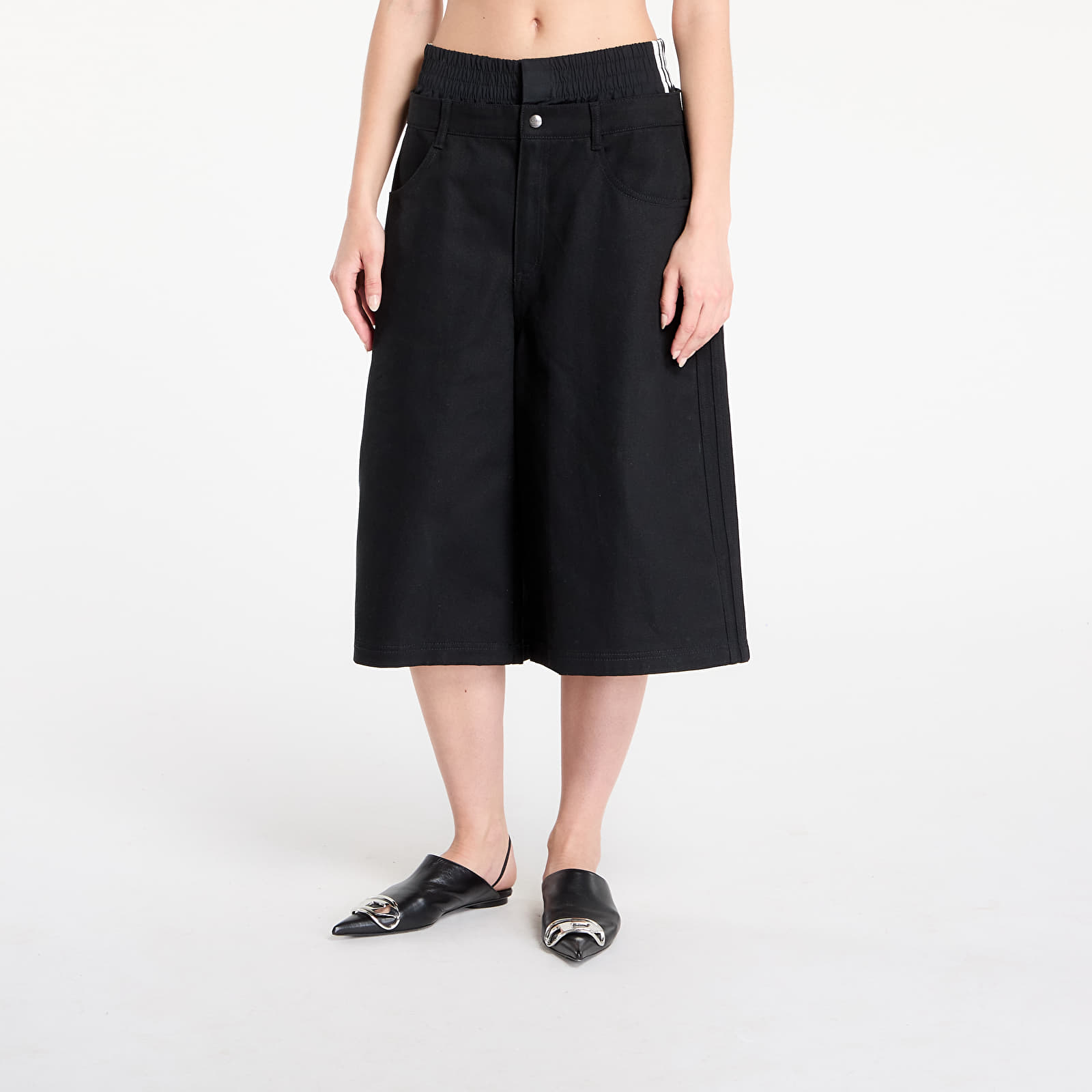 Women's shorts adidas Firebird Utility Jorts Black