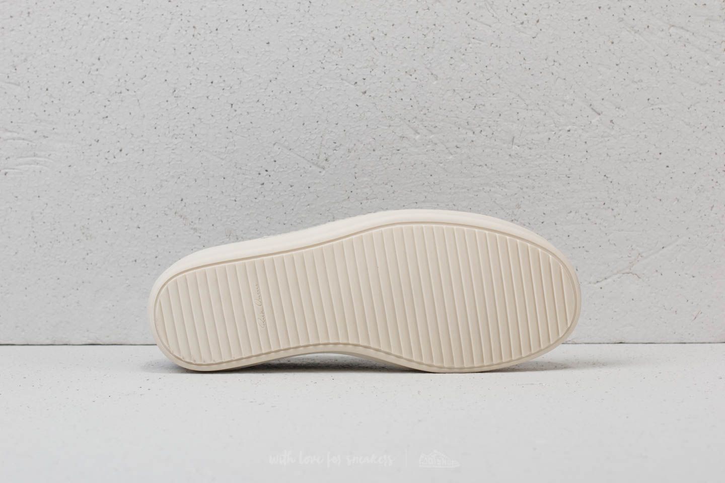 Men's shoes Rick Owens Boat Sneaker Black/ Milk