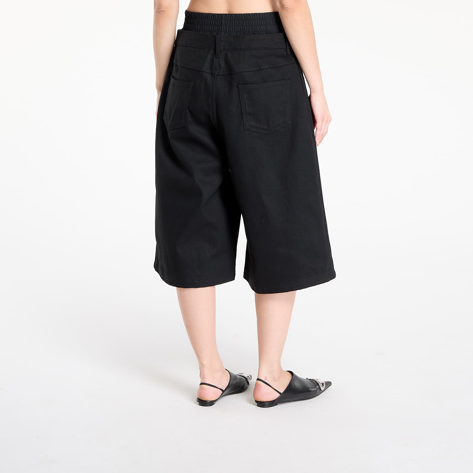 Women's shorts adidas Firebird Utility Jorts Black