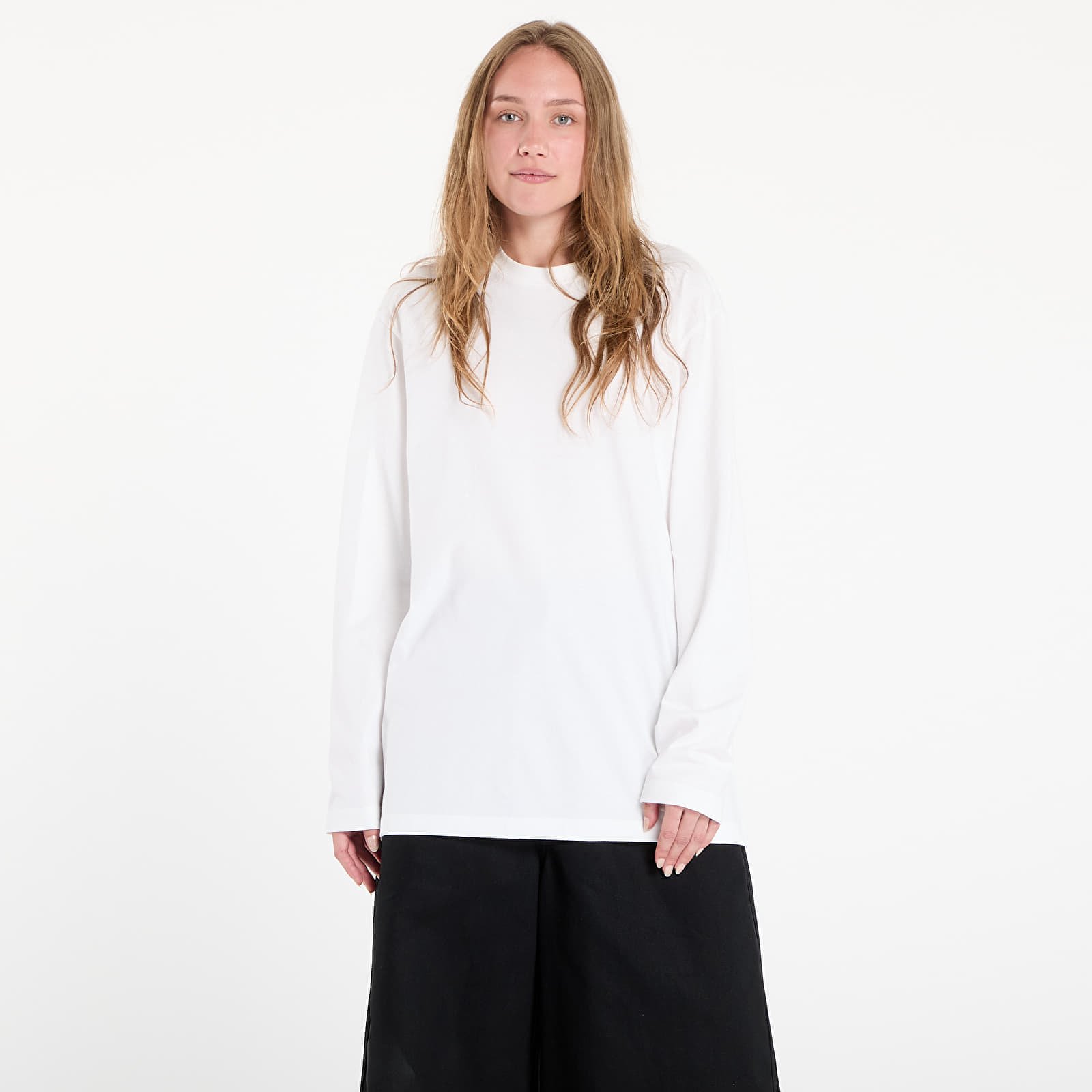 Tricou Y-3 Gfx Long Sleeve Tee UNISEX Core White S