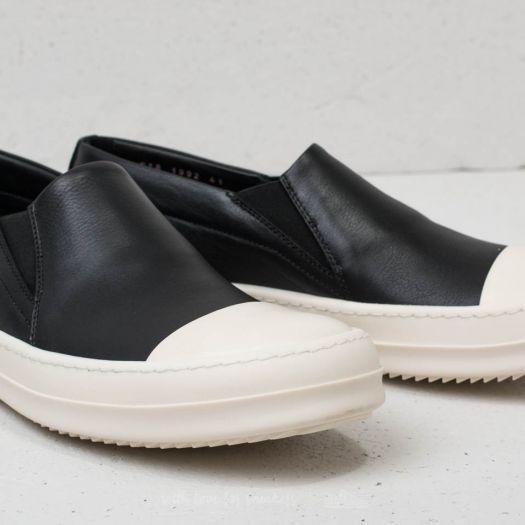 Men's shoes Rick Owens Boat Sneaker Black/ Milk | Footshop