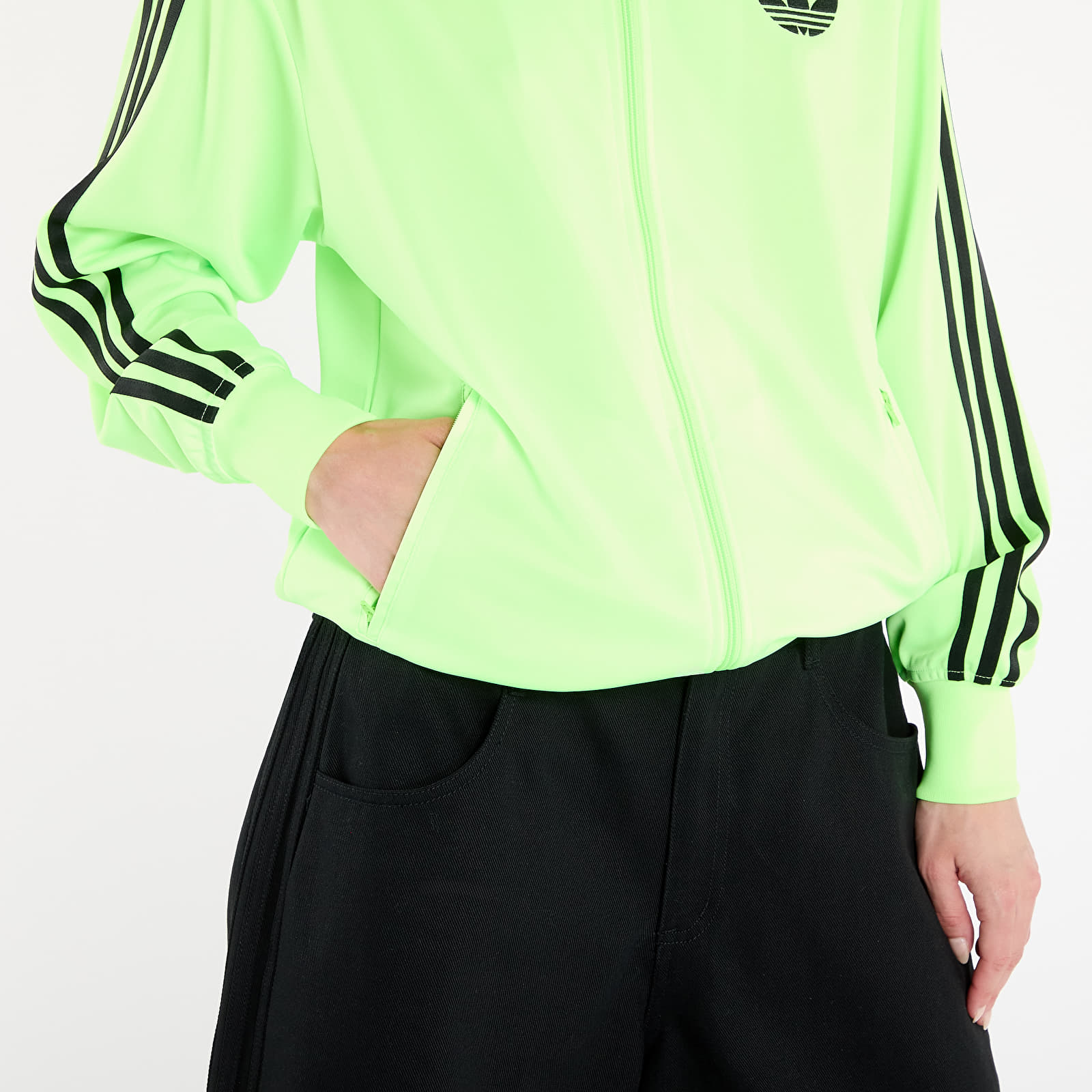 Felpe adidas Adicolor Classic Firebird Loose Track Top Signal Green/ Black