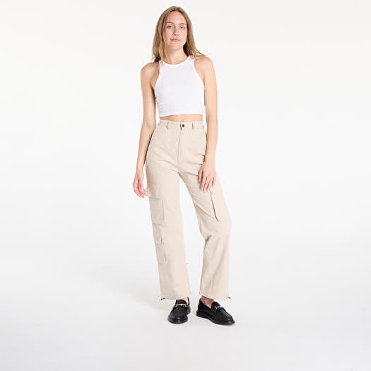 【DISCERNMENT】Camp Wide Cargo Pants Women's cargo pants Sixth June Wide Leg Cargo Pants Cream