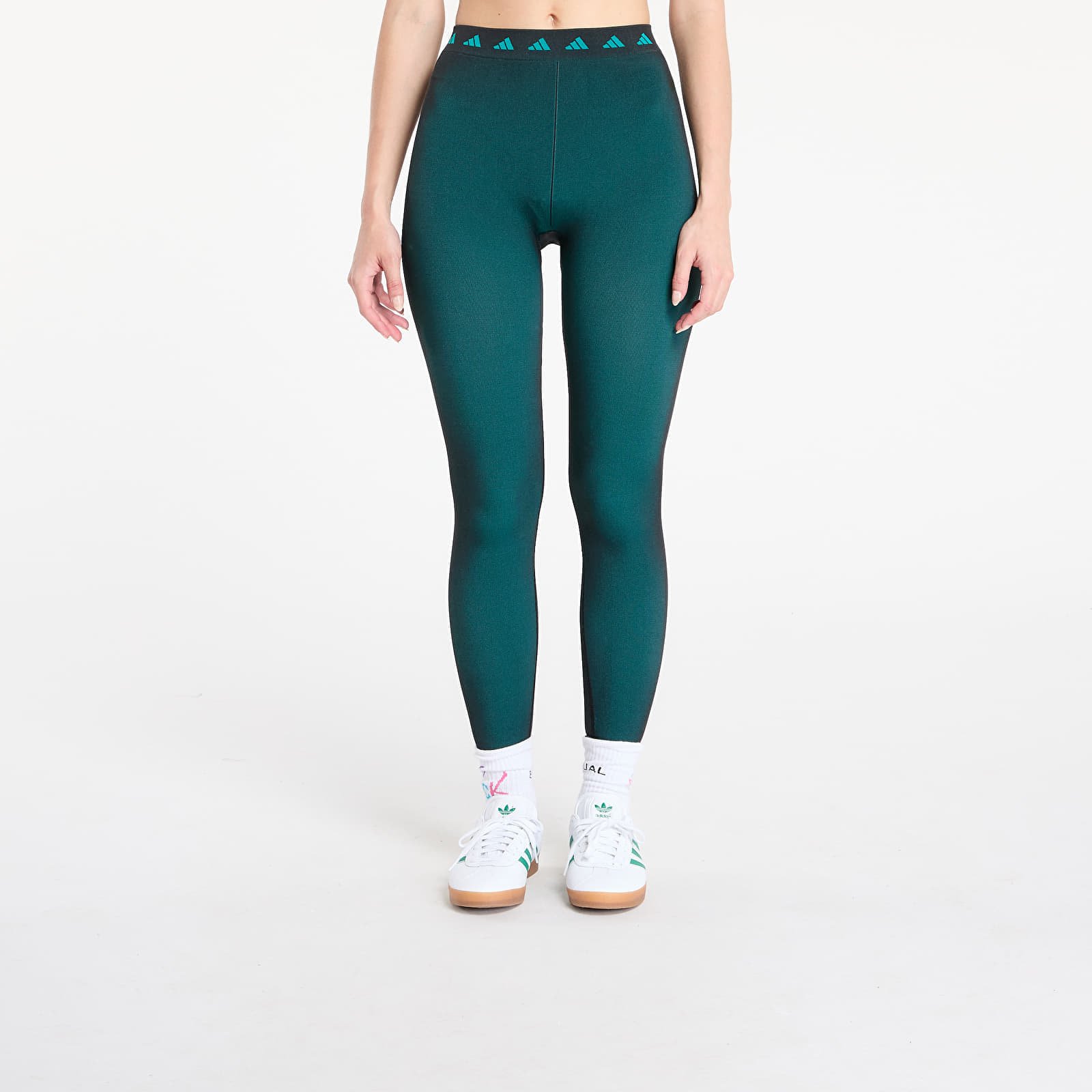 Colanți adidas EQT Legging Black/ Equipment Green XS
