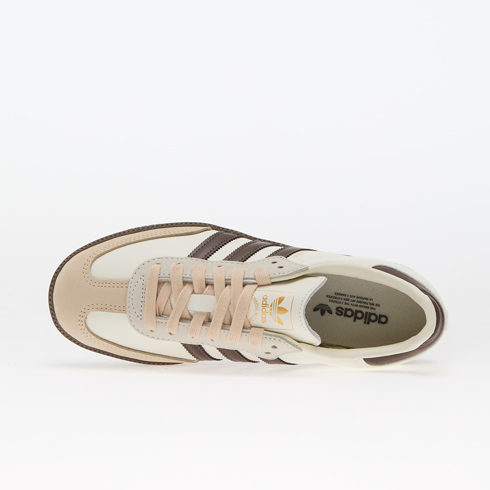 Damen Sneaker und Schuhe adidas Samba OG W Off White/ Earth Strata/ Gum