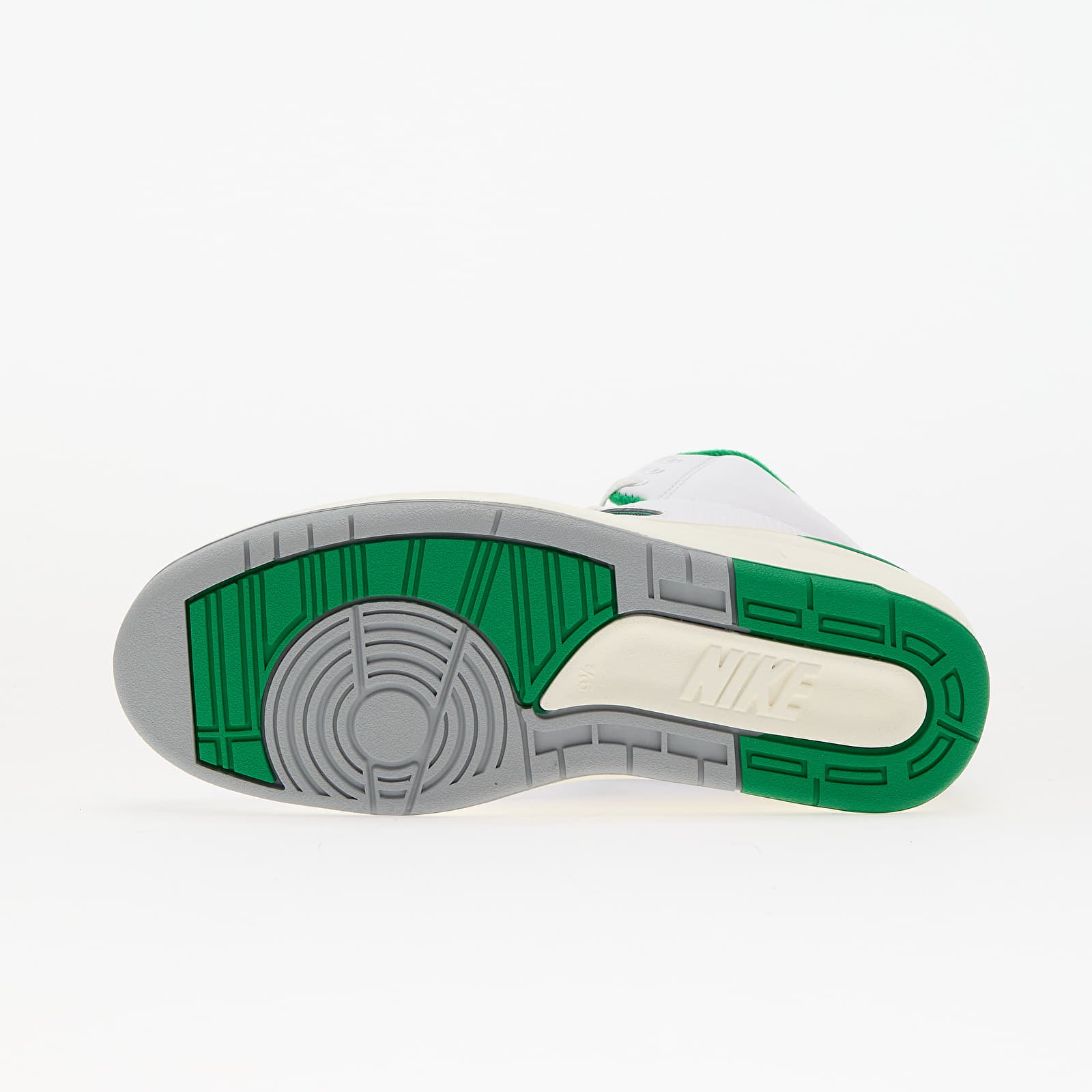 Scarpe uomo Air Jordan 2 Retro White/ Lucky Green-Sail-Lt Steel Grey
