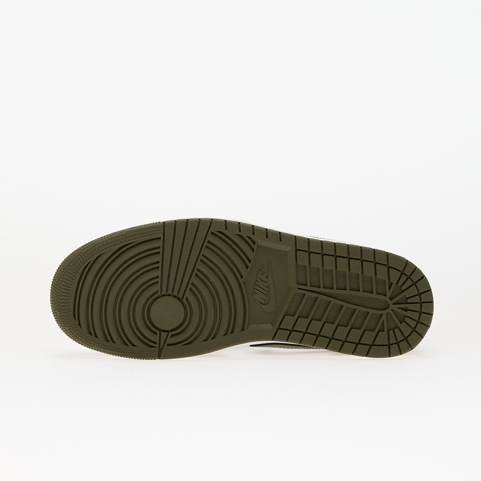 Scarpe uomo Air Jordan 1 Low Black/ White-Medium Olive