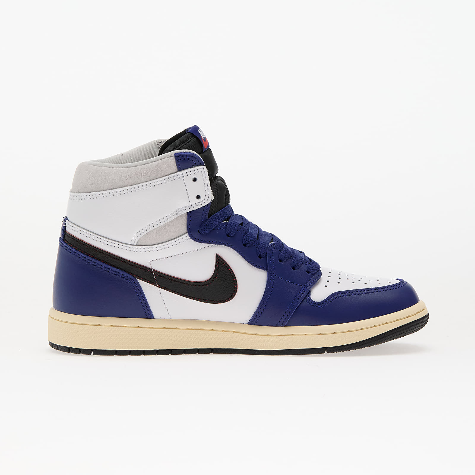 Scarpe uomo Air Jordan 1 High Og "Rare Air" White/ Black-Neutral Grey-Deep Royal Blue