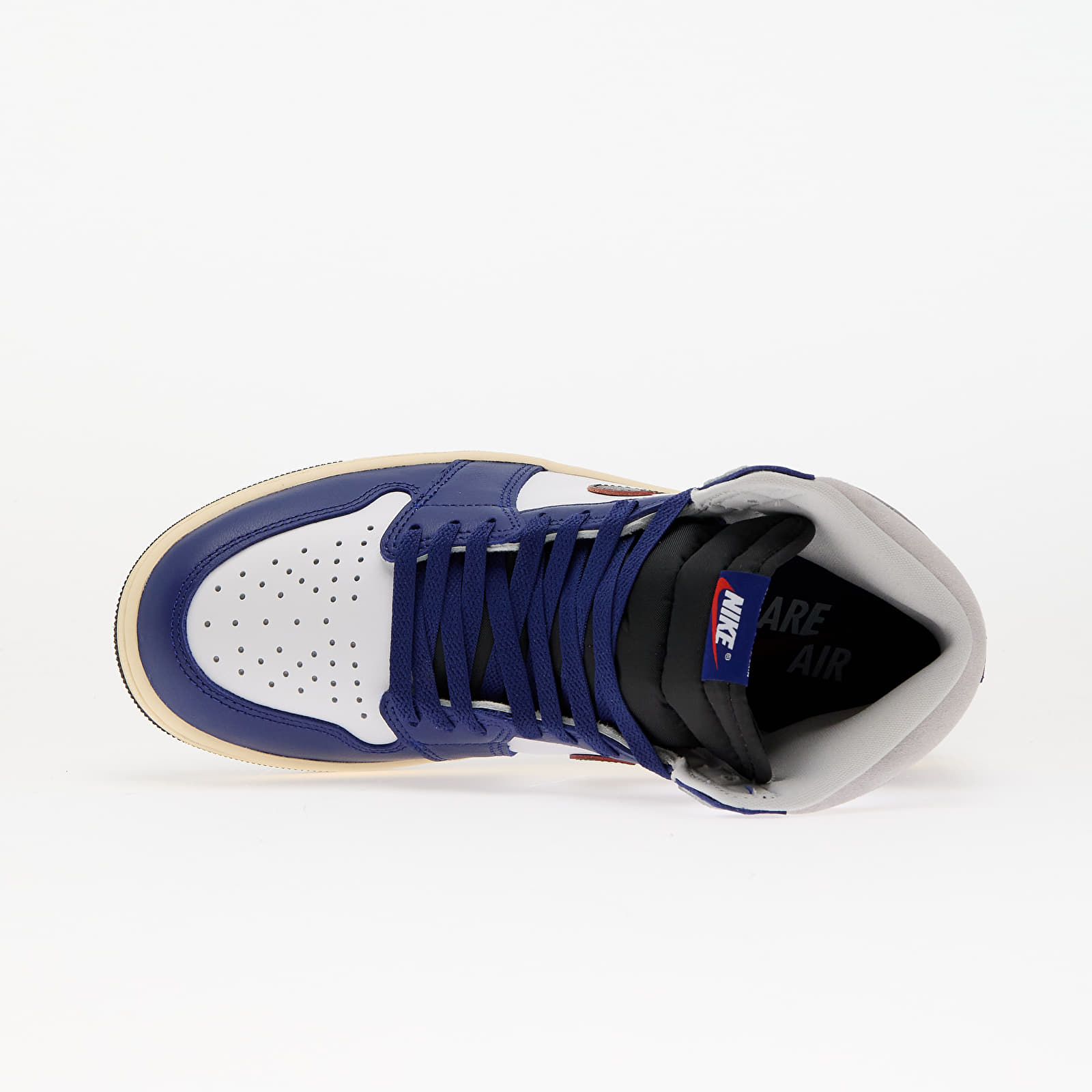 Scarpe uomo Air Jordan 1 High Og "Rare Air" White/ Black-Neutral Grey-Deep Royal Blue