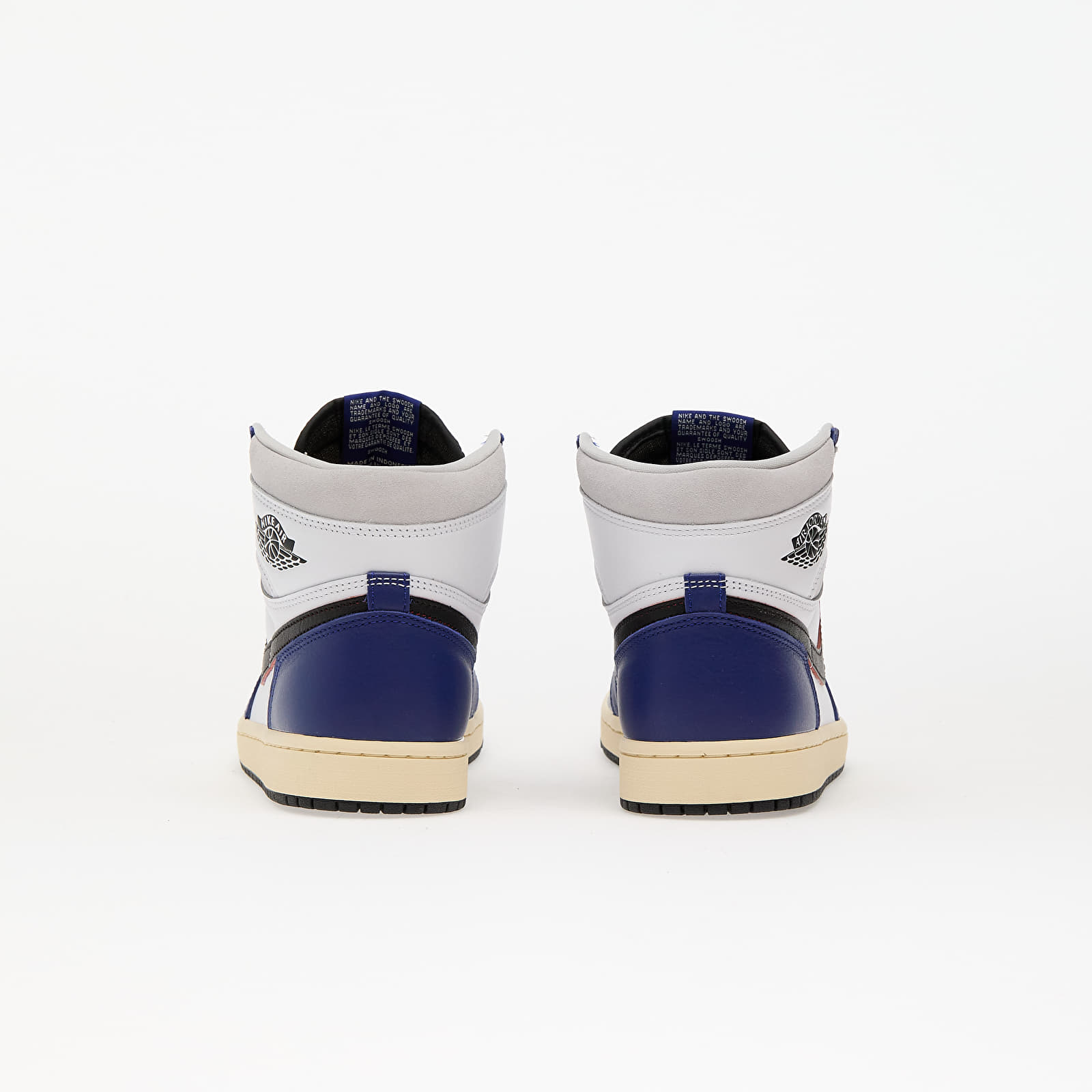 Scarpe uomo Air Jordan 1 High Og "Rare Air" White/ Black-Neutral Grey-Deep Royal Blue