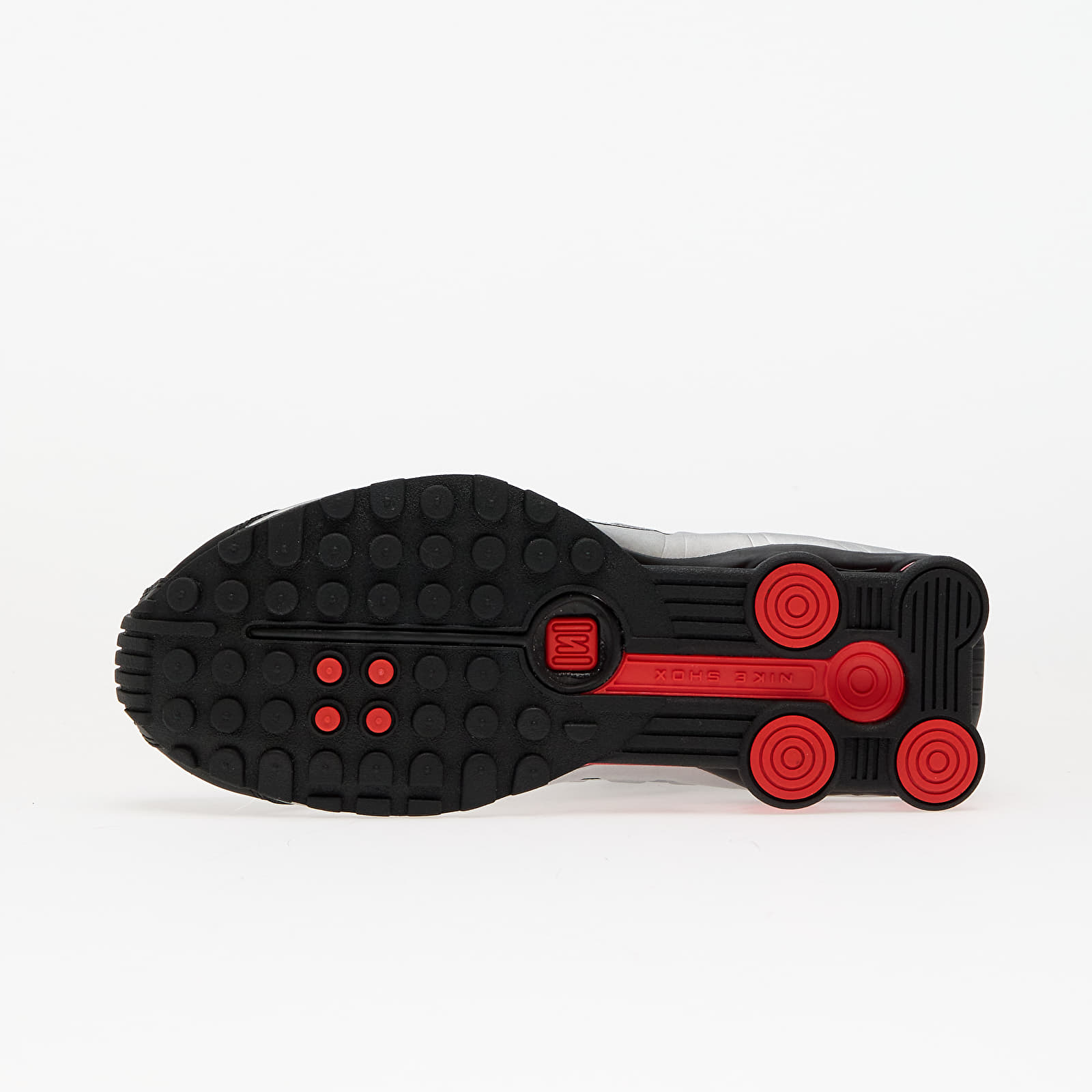 Scarpe donna Nike Shox R4 Black/ Mtlc Silver-Lt Crimson