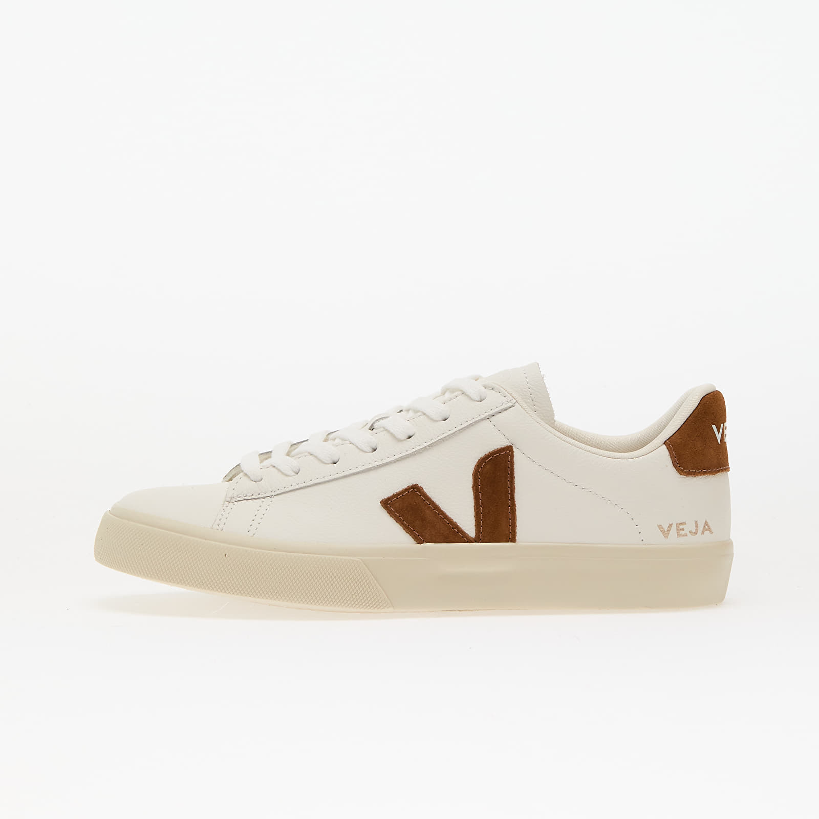 Men's shoes Veja Campo Leather White_Cognac