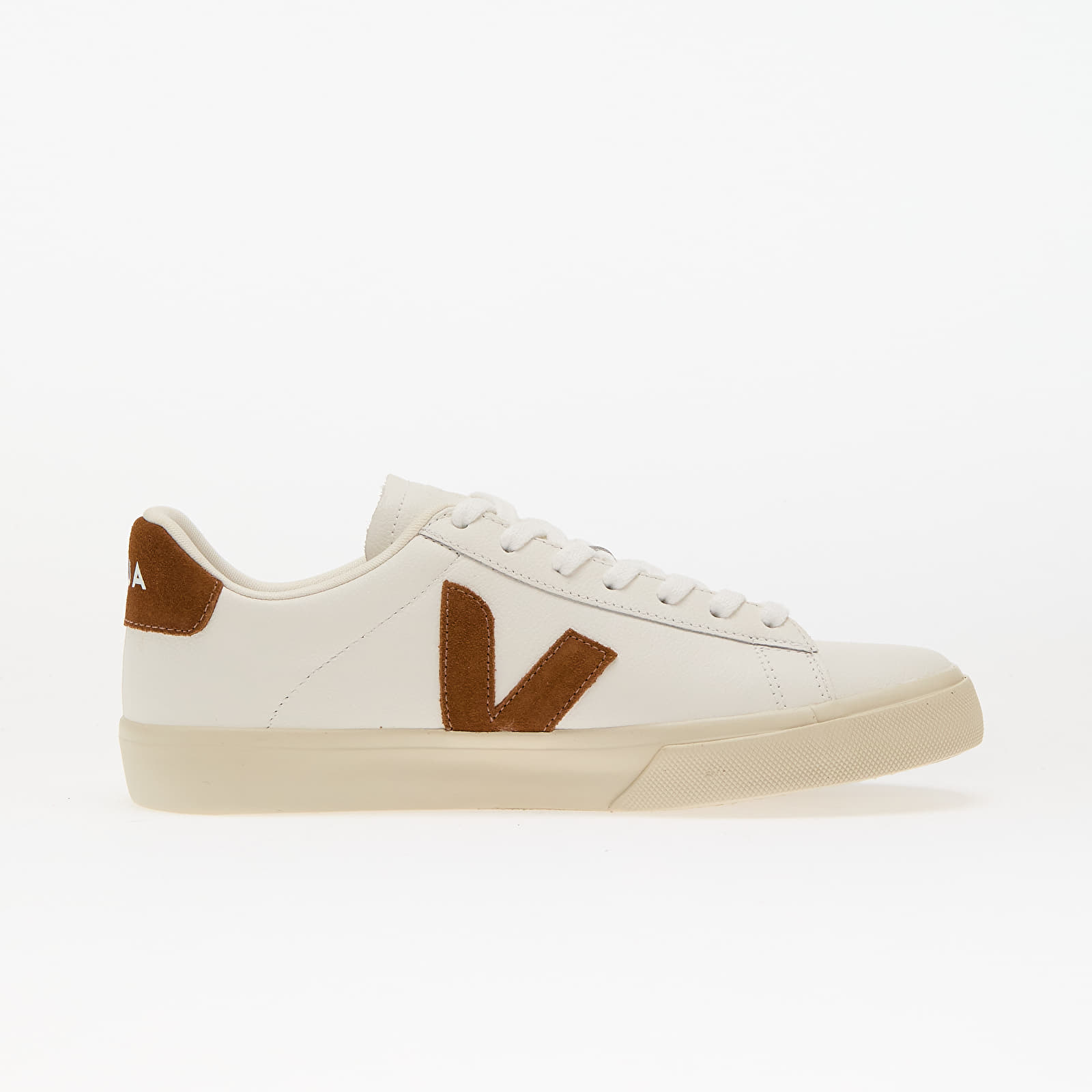 Men's shoes Veja Campo Leather White_Cognac
