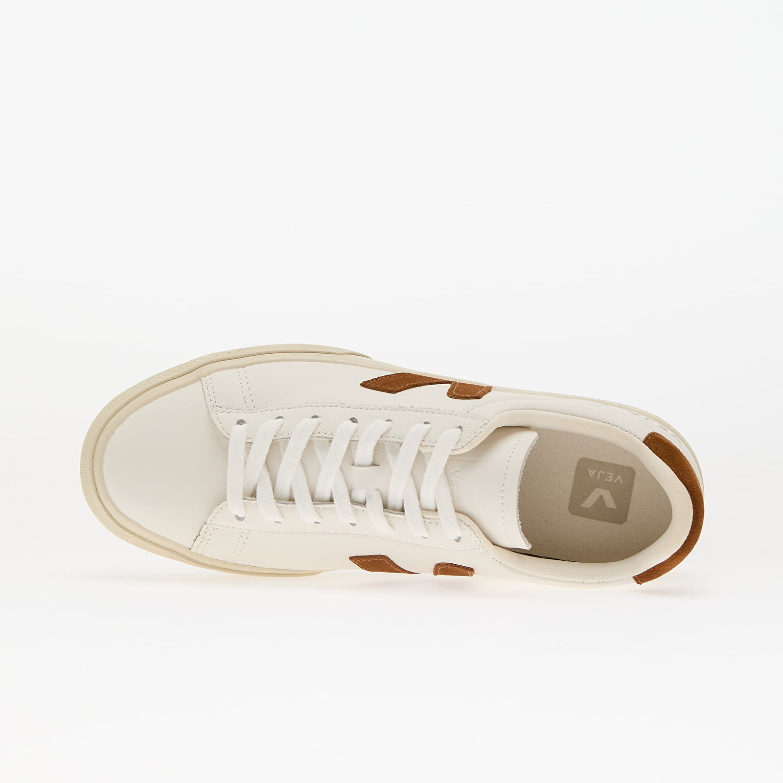 Men's shoes Veja Campo Leather White_Cognac