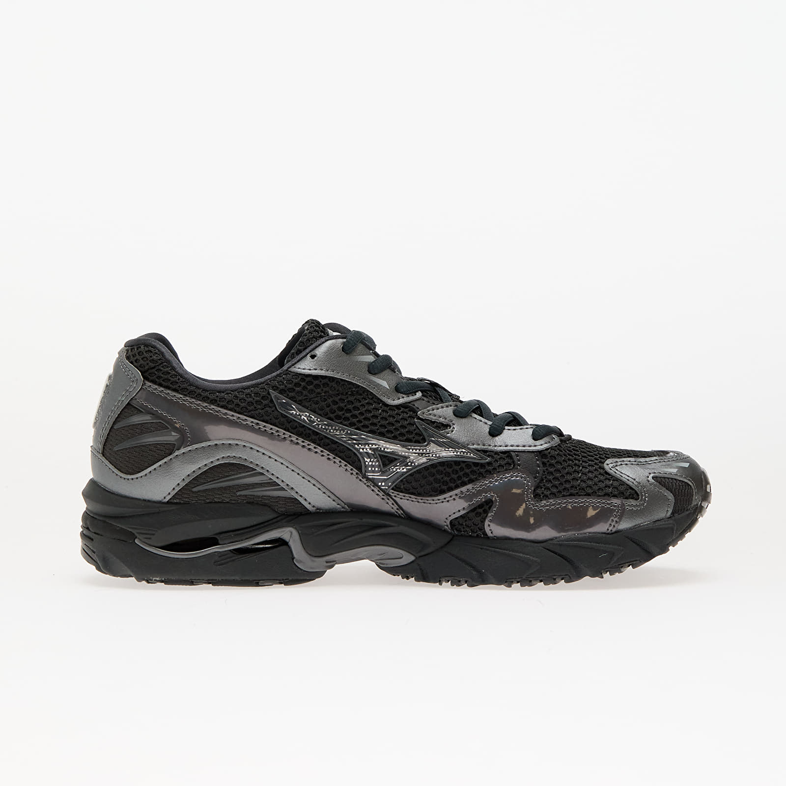 Men's shoes Mizuno Wave Rider 10 (U) Black Sand/ Black Sand/ Metallic Grey