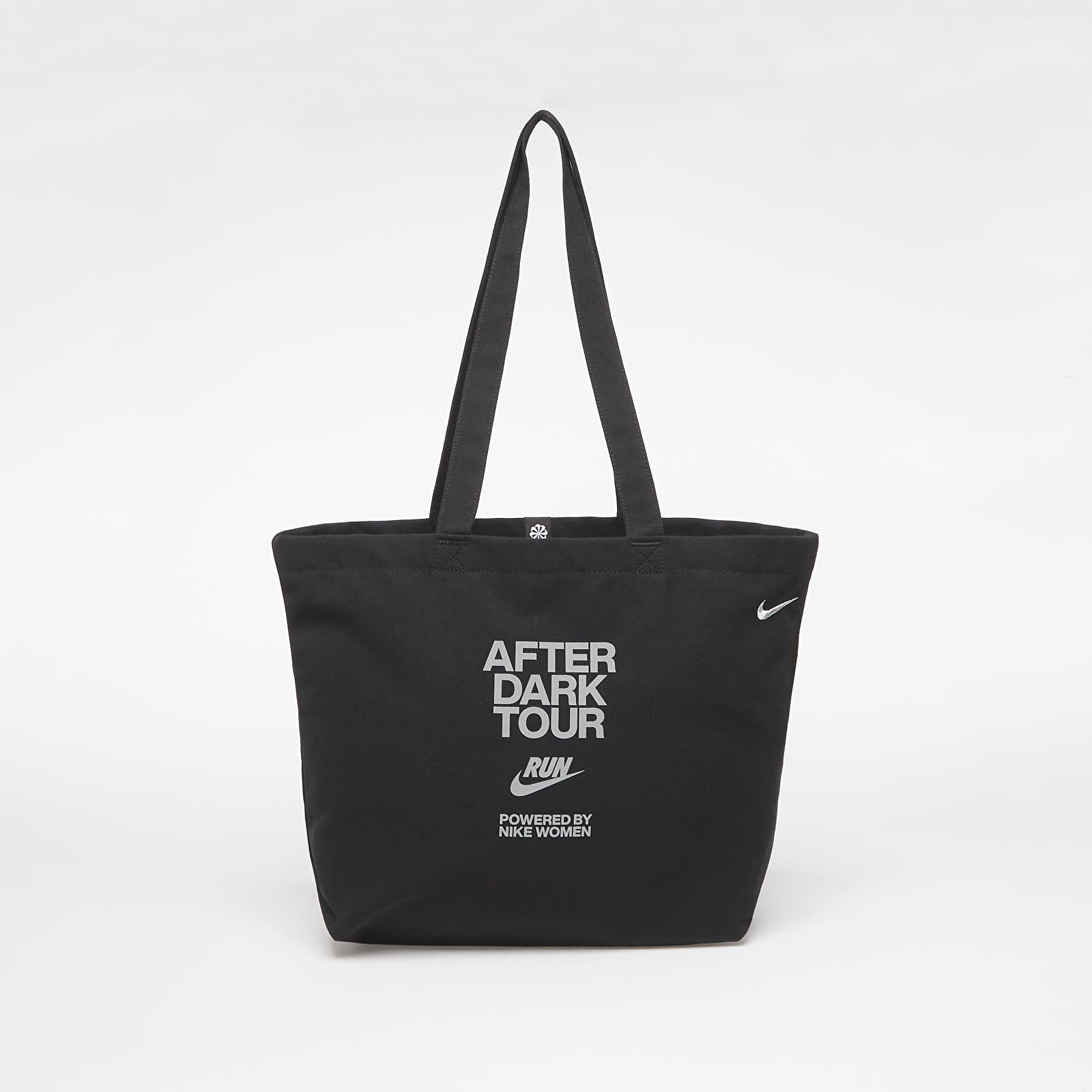 Bandoleras Nike Heritage 2.0 After Dark Tour Tote Bag (22L) Black/ Reflective Slvr/ Metallic Silver