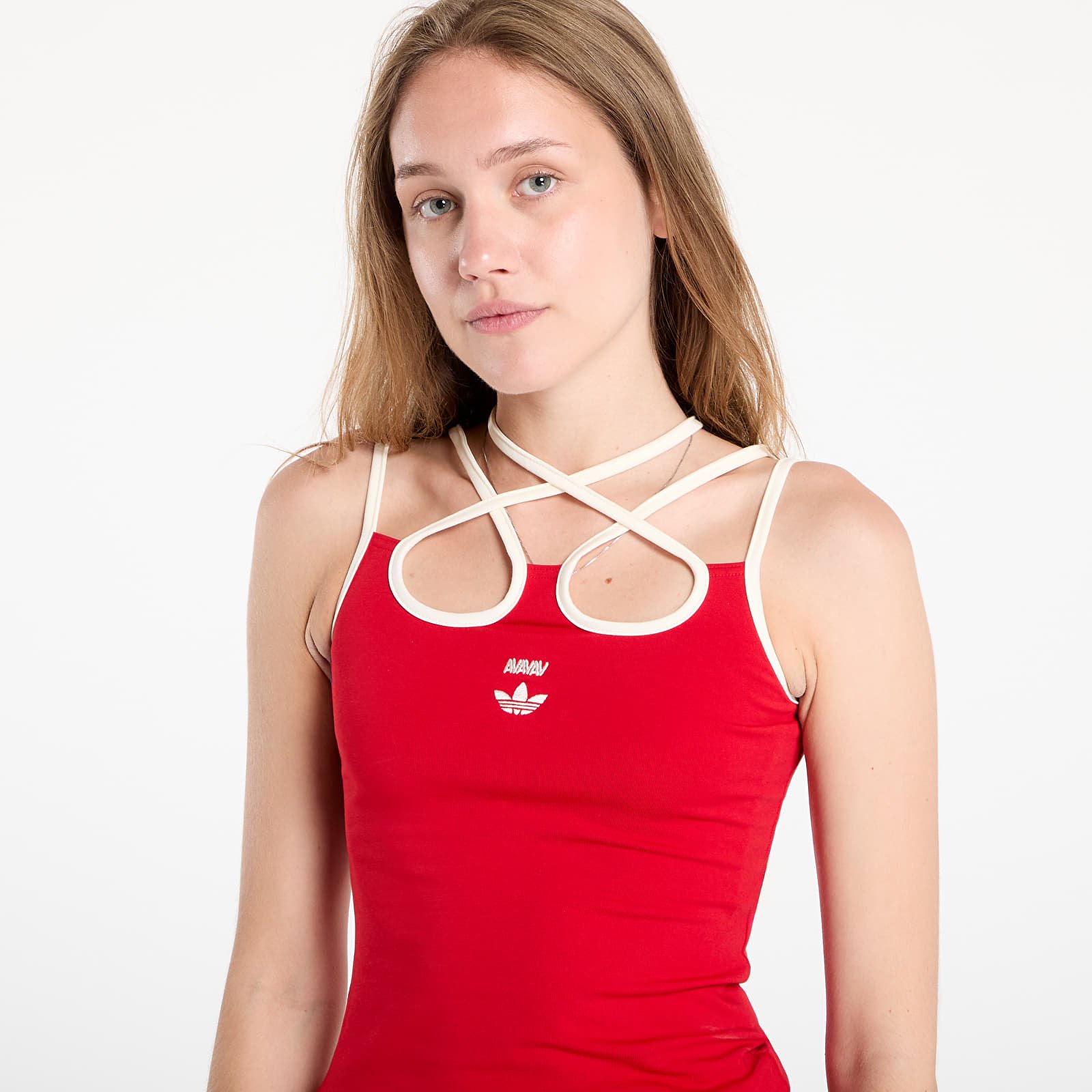 Vests adidas x Avavav Strap Tank Top Red/ Better Scarlet