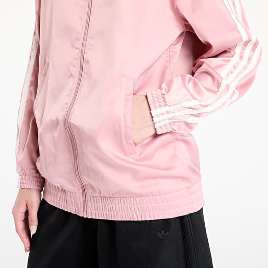 Pink Adidas Ruffle Jacket Jackets Adidas Originals Satin Firebird