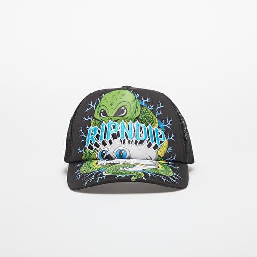 RIPNDIP Skull And Bones Trucker Hat Black