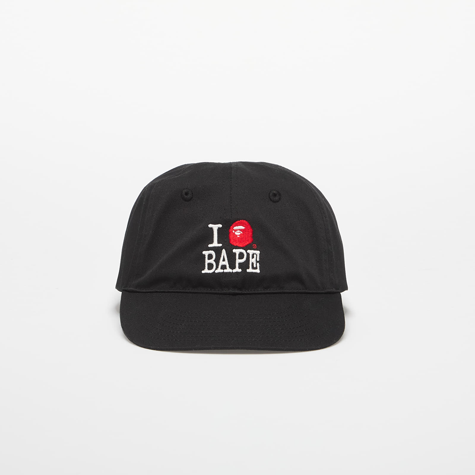 Caps A BATHING APE Logo Cotton Twill Cap Black