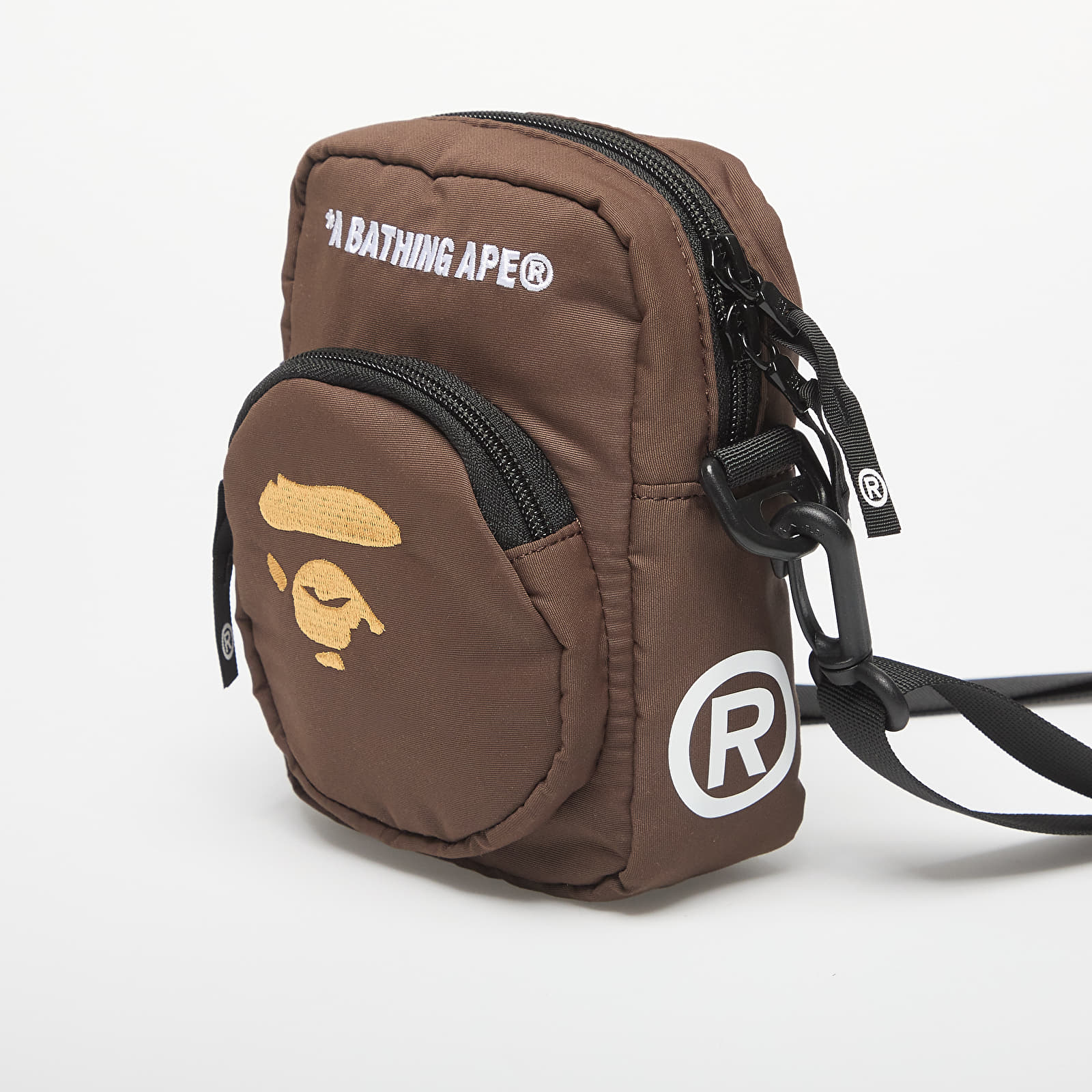Τσάντες ώμου A BATHING APE Ape Head Mini Bag Brown