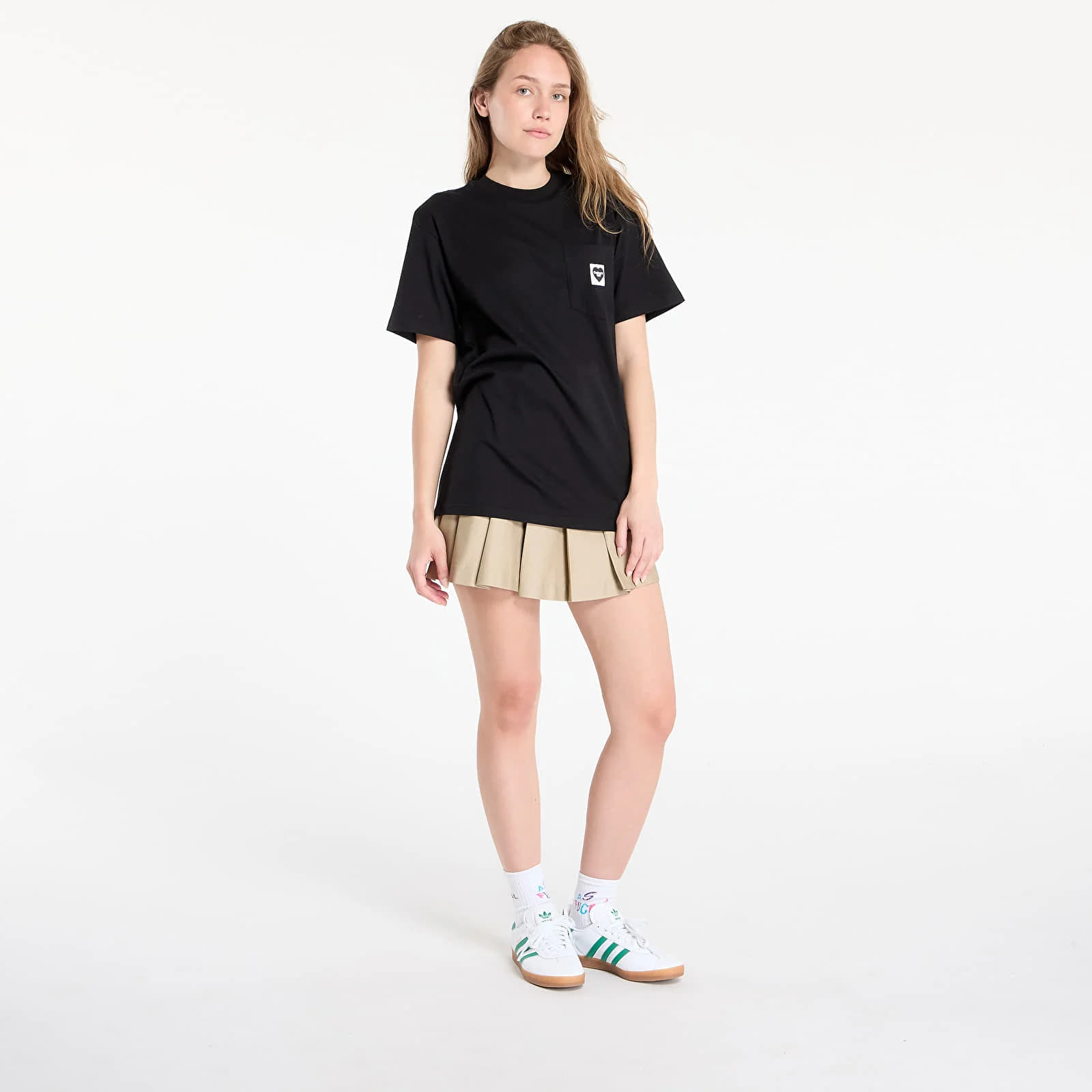 T-shirts til mænd Carhartt WIP S/S Pocket Heart T-Shirt Black