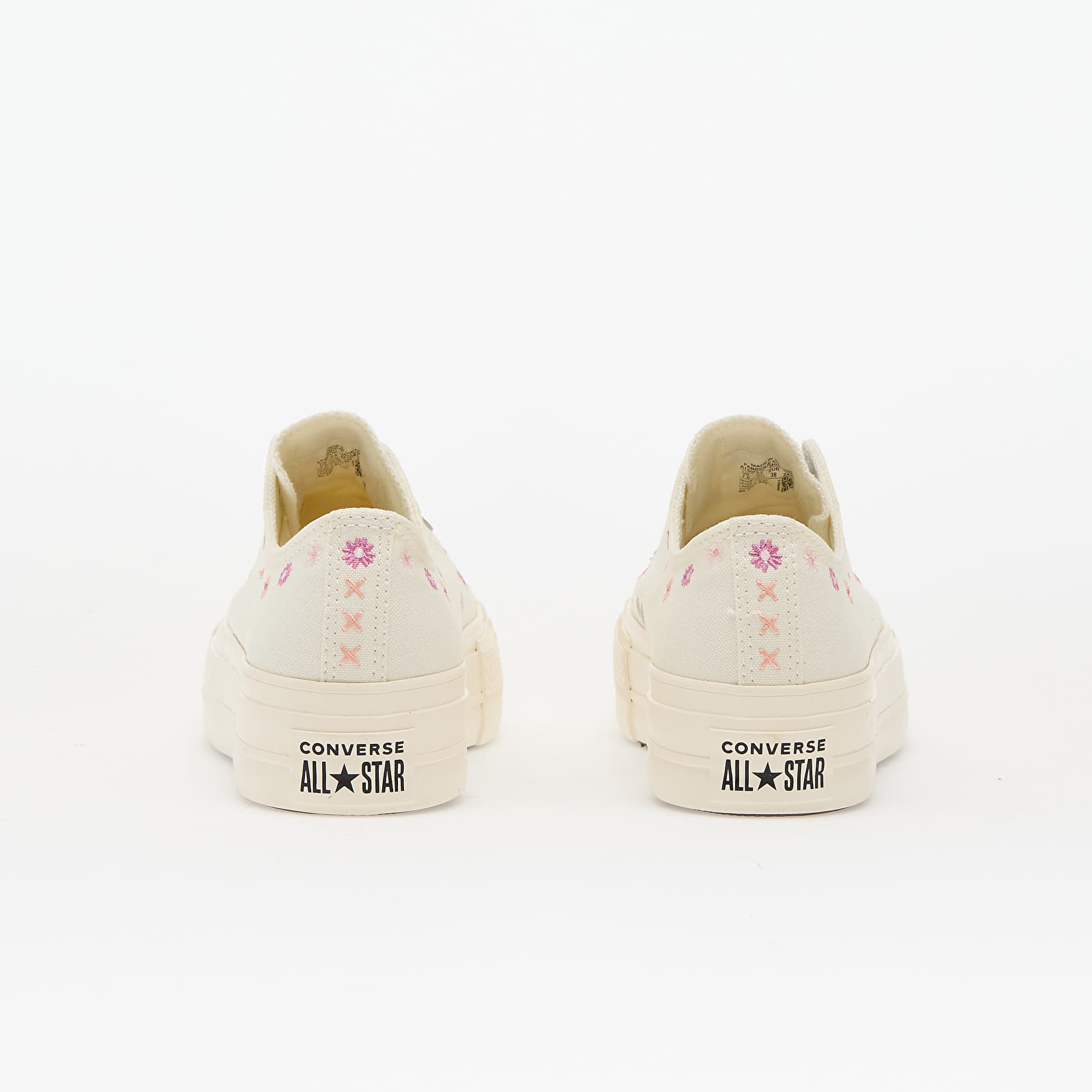 Damen Sneaker und Schuhe Converse Chuck Taylor All Star Lift Floral Embroidery Low Top Egret/ Sugar Berry/ Cactus Bud