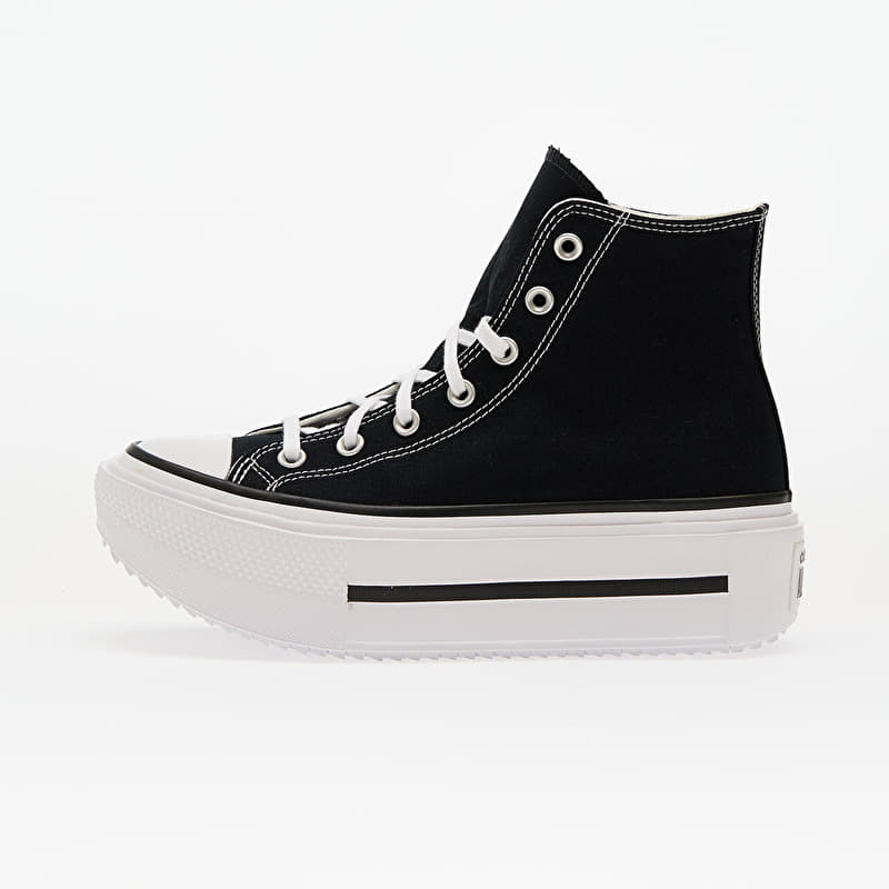 Converse Chuck Taylor All Star Lift Double Stack Black/ White/ Black