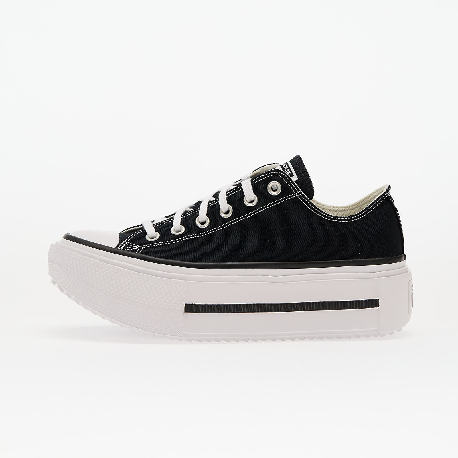 Herresko Converse Chuck Taylor All Star Lift Double Stack Black/ White/ Black