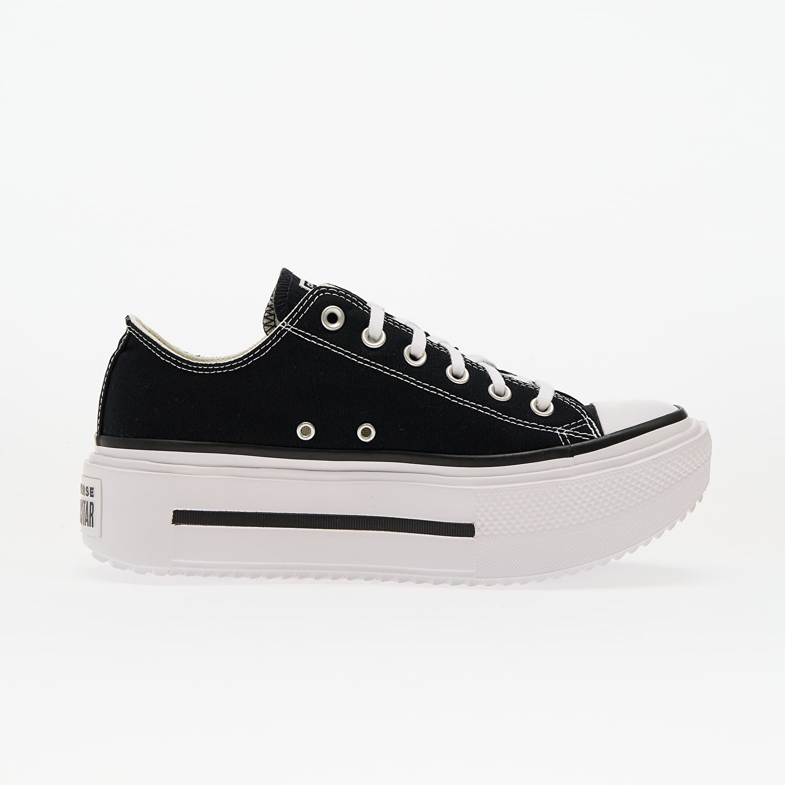 Herresko Converse Chuck Taylor All Star Lift Double Stack Black/ White/ Black